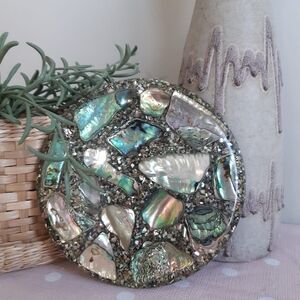 Iridescent Abalone Pot Rest